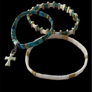 Set of 3 Stretch Bracelets